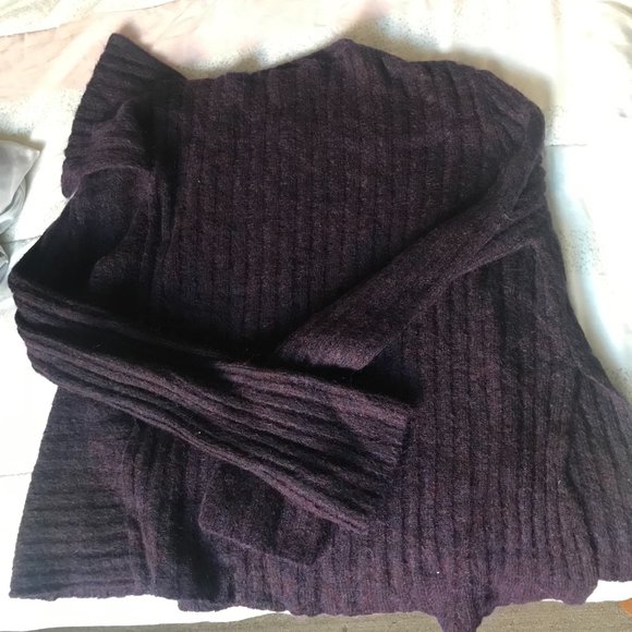 Mohair Sweater Purple Multicolor Sarah Pacini Made in Italy - Picture 2 of 9